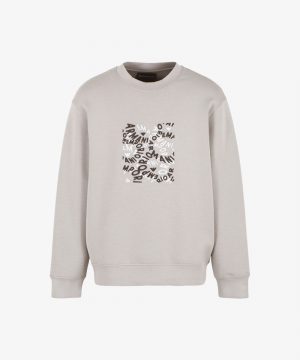 Buy Men Full Sleeve Printed Sweatshirt -Gray